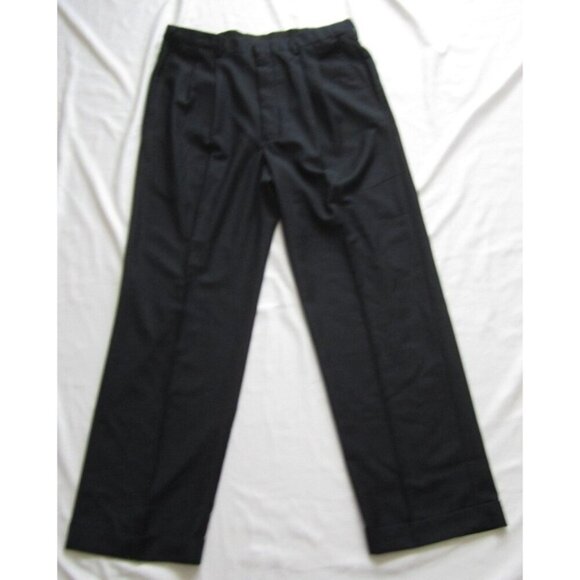 New Haggar Comfort Equipment Polyester Expandable Pants Sz 34 x 30 (MP303) - Picture 1 of 4